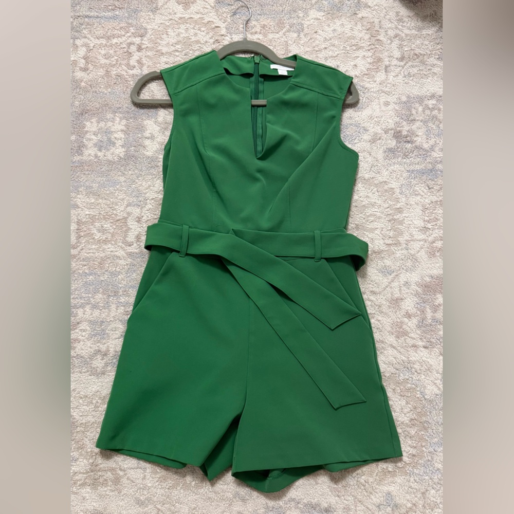 New York & Company Emerald Green Romper